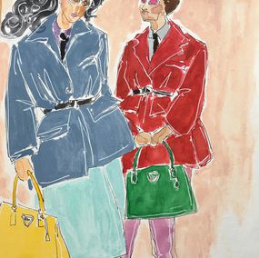 Gemälde, Prada Bag Ladies, Manuel Santelices