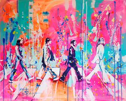 Gemälde, The Beatles crosswalk, Marta Zawadzka