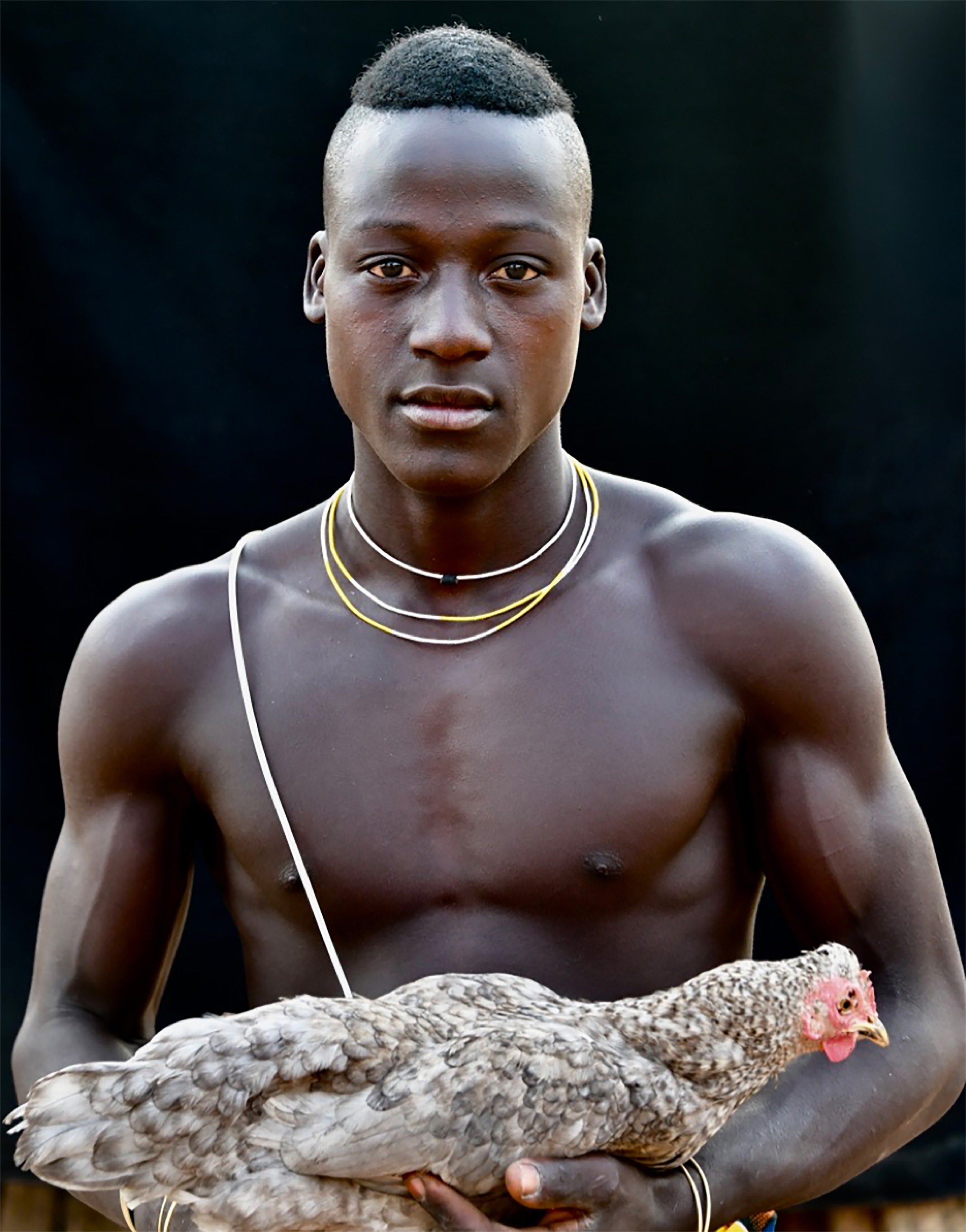 Faie Davis, Nguengalengo boy with chicken Faie Davis, Nguengalengo boy with chicken