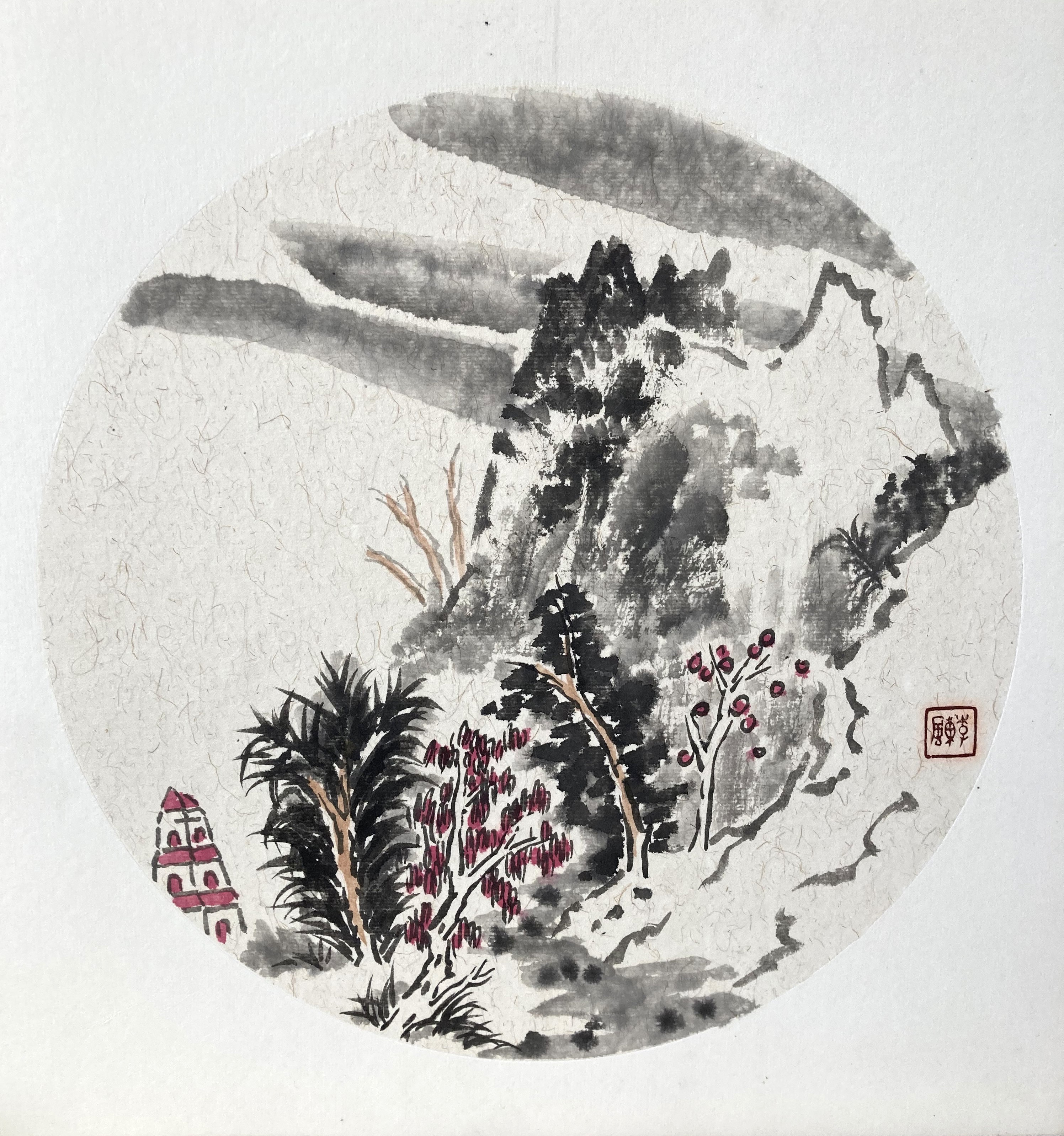 Li Dongfeng, Landscape sketch 50 Li Dongfeng, Landscape sketch 50