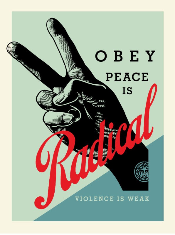 Shepard Fairey (Obey), Radical peace (Blue) Shepard Fairey (Obey), Radical peace (Blue)