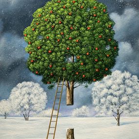 Print, An apple tree, Rafal Olbinski