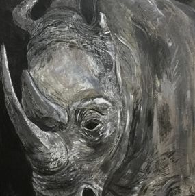 Painting, Le Blues du Rhinocéros, Orli Ziv
