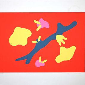 Print, Composition in Red, Giulio Turcato