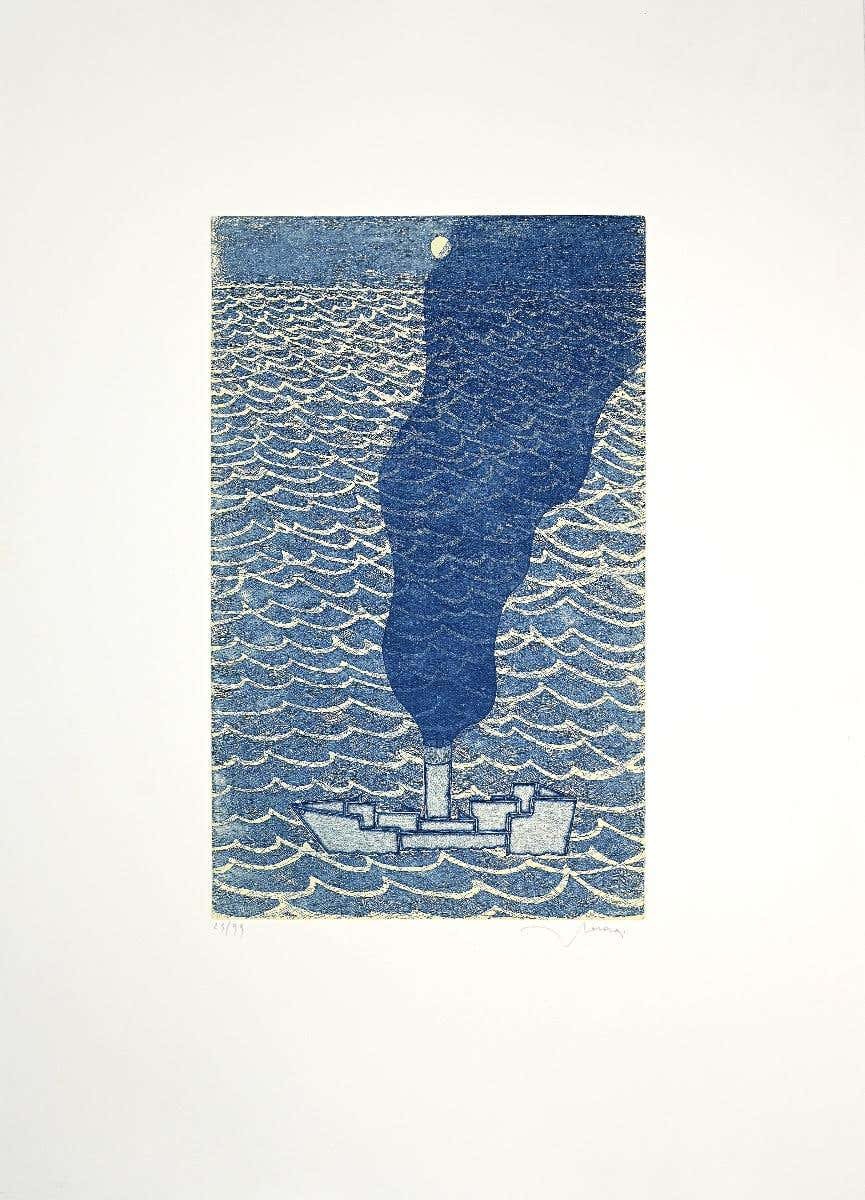 Francesco Casorati, Ship Smoke Francesco Casorati, Ship Smoke