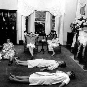 Photography, Séance de relaxation chez les Rowan à Chicago, Pierre Boulat