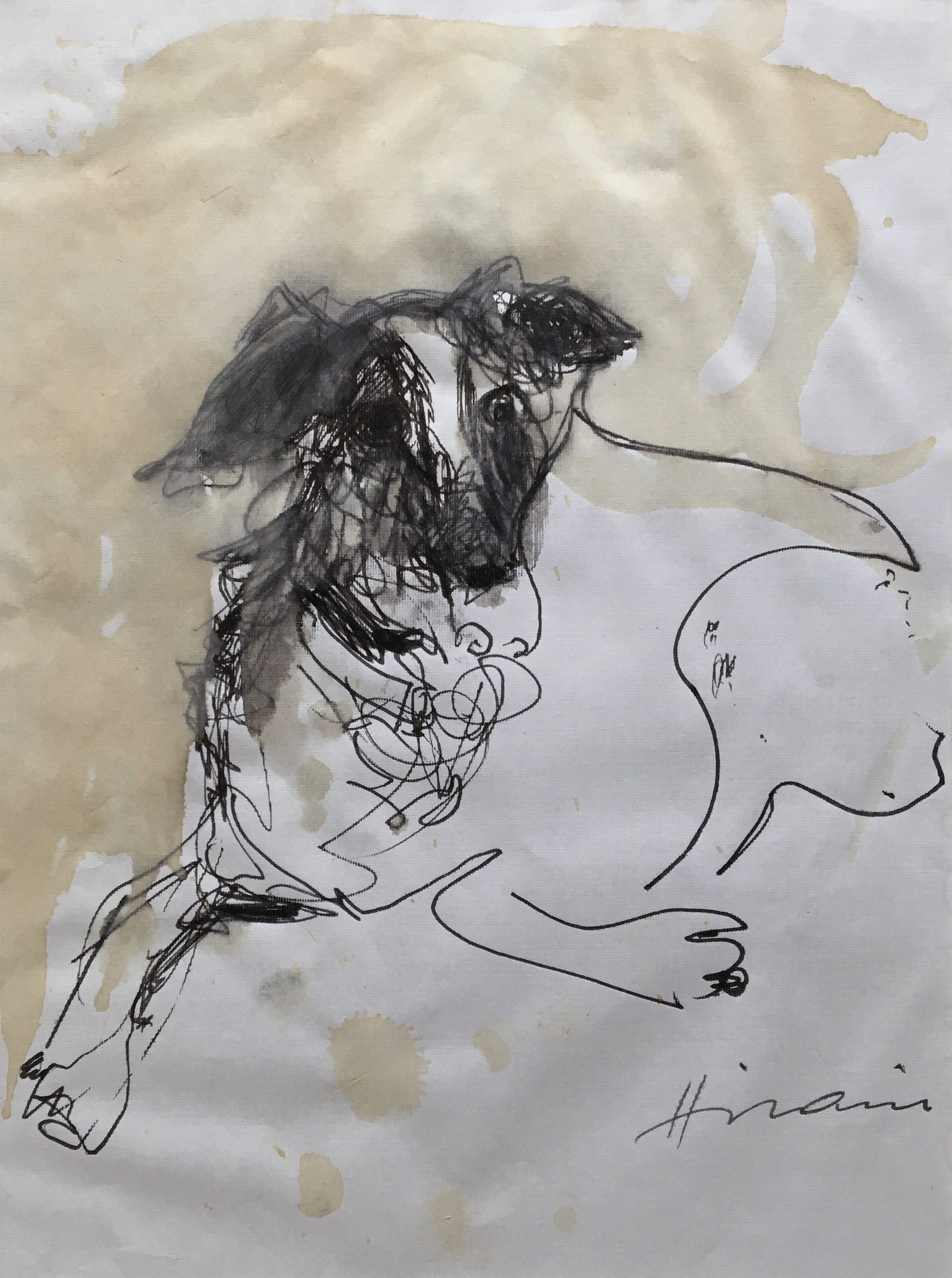 Camille Hilaire, Portrait de chien Camille Hilaire, Portrait de chien