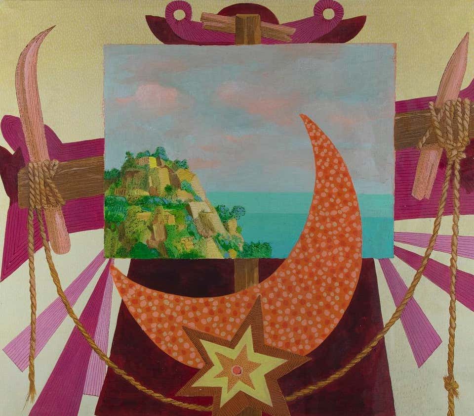 Leo Guida, Italian Landscape with Signals Leo Guida, Italian Landscape with Signals