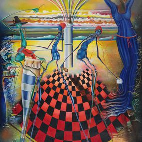 Peinture, Vibration Petro, Gino Tintin