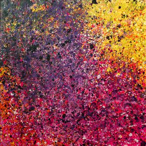 Painting, Summer in a Flower Garden, Gaëlle Wagner
