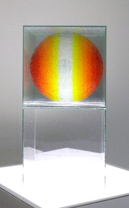 Sculpture en verre. Fission, Sébastien Créteur