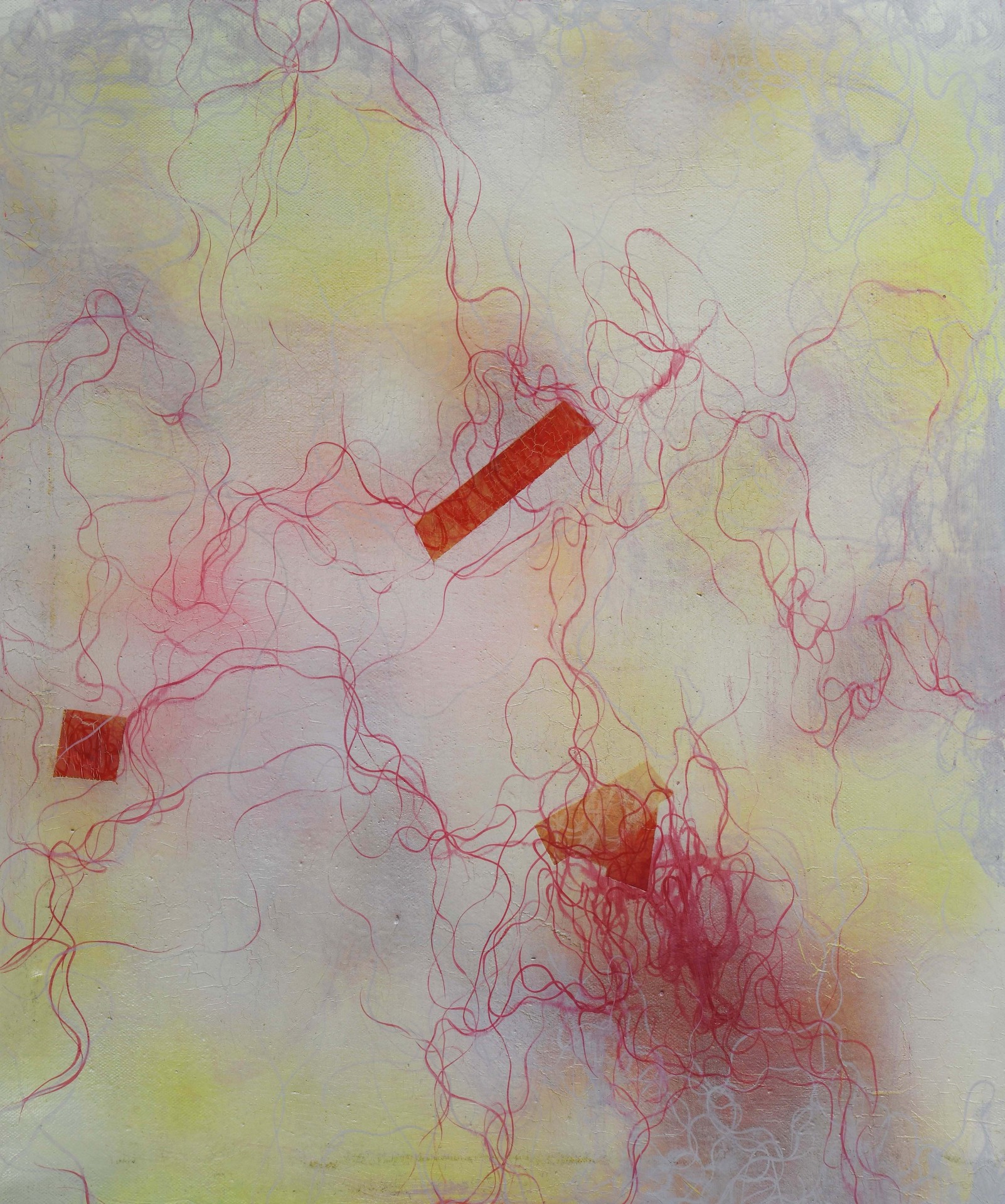 Ya-Ping Dong, The red paper, fragments of the conciousness Ya-Ping Dong, The red paper, fragments of the conciousness