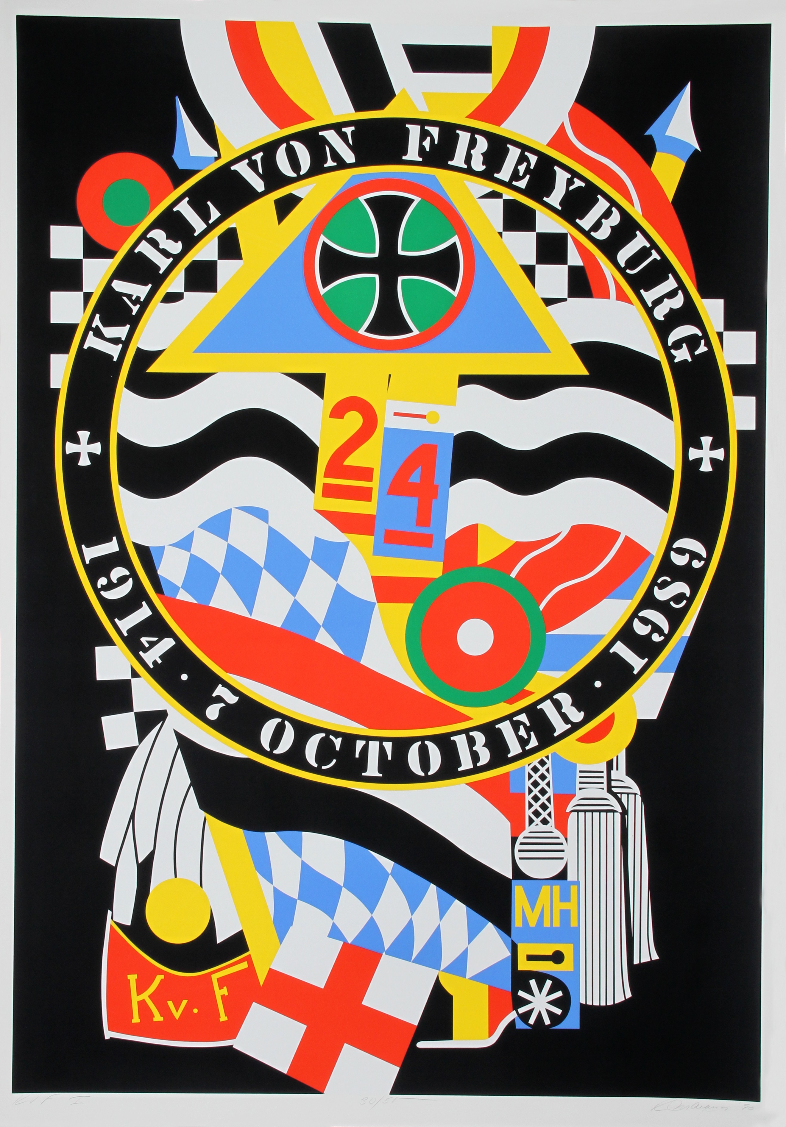 Robert Indiana, The Hartley Elegies: Berlin Series, KvF I Robert Indiana, The Hartley Elegies: Berlin Series, KvF I