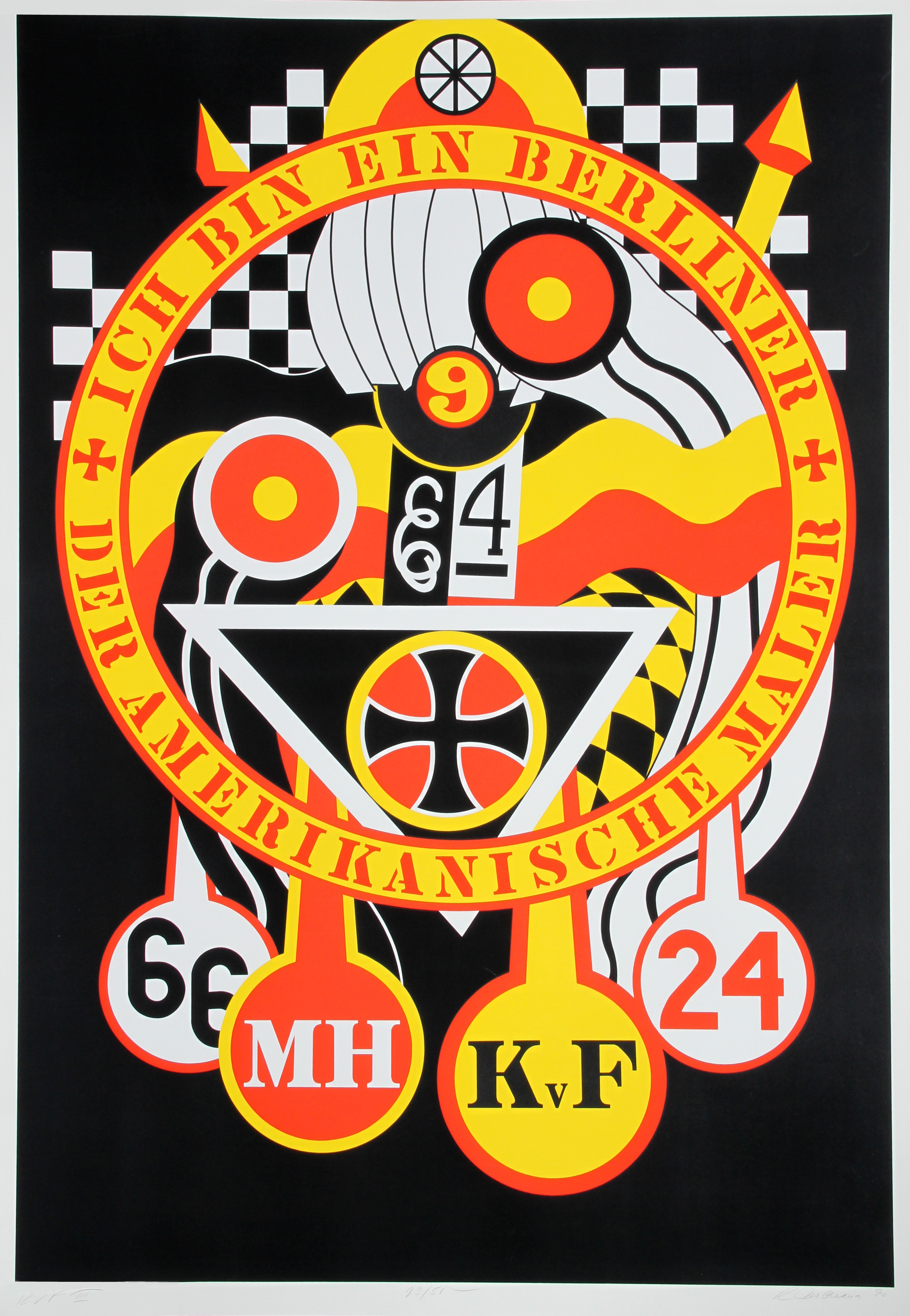 Robert Indiana, The Hartley Elegies: Berlin Series, KvF III Robert Indiana, The Hartley Elegies: Berlin Series, KvF III