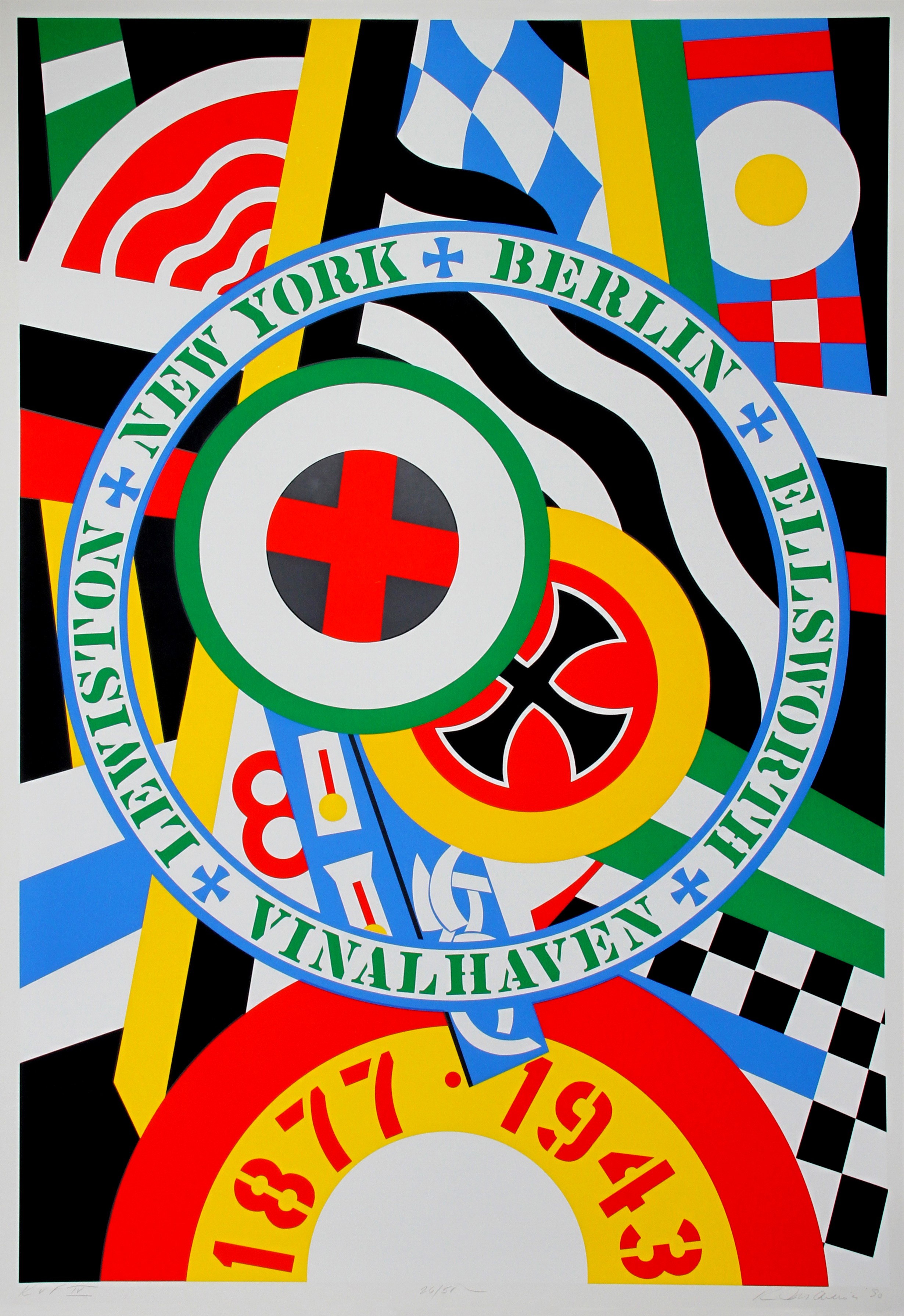 Robert Indiana, The Hartley Elegies: Berlin Series, KvF IV Robert Indiana, The Hartley Elegies: Berlin Series, KvF IV