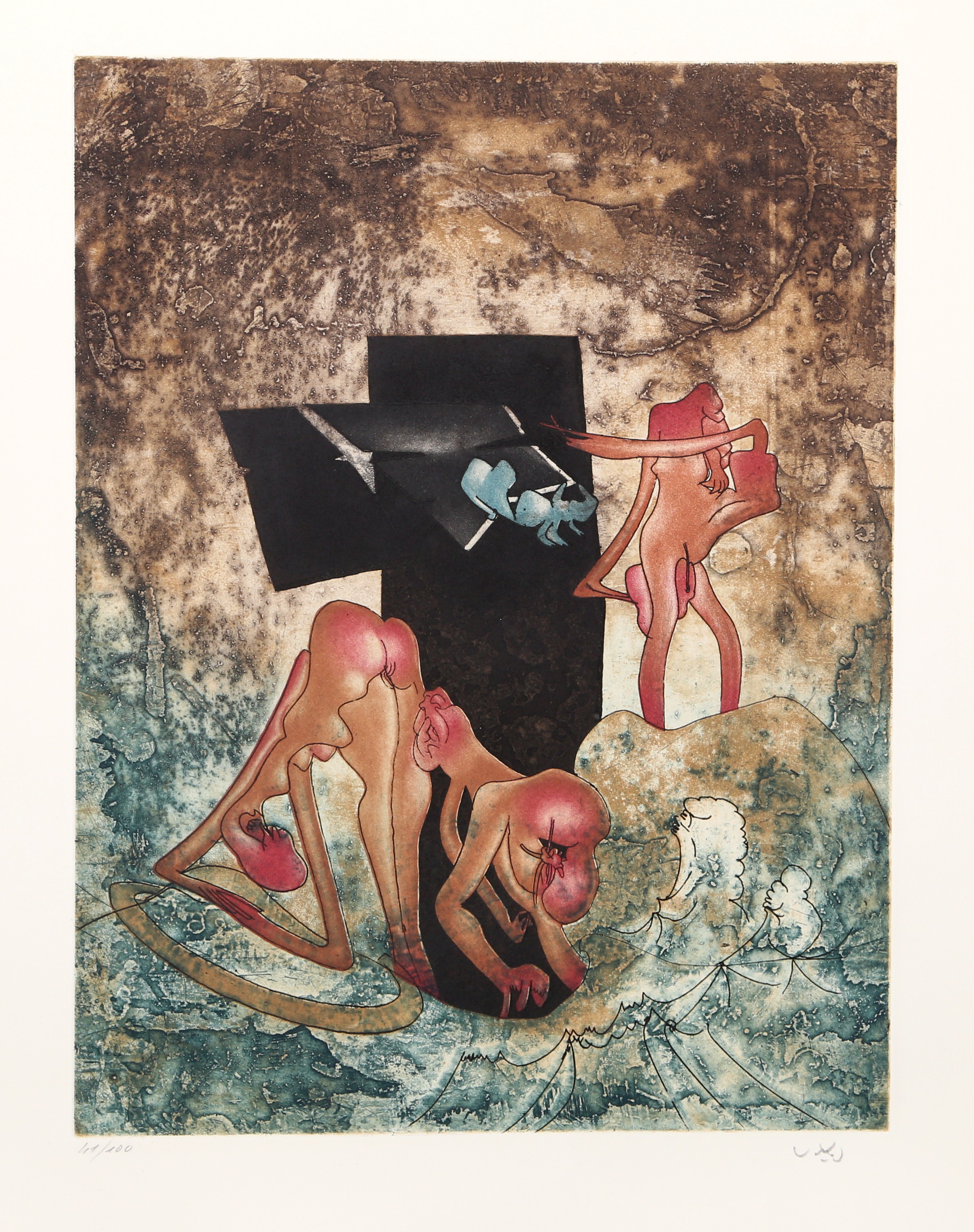 Roberto Matta, La Danse de la Mort - Planche 2 (294) Roberto Matta, La Danse de la Mort - Planche 2 (294)