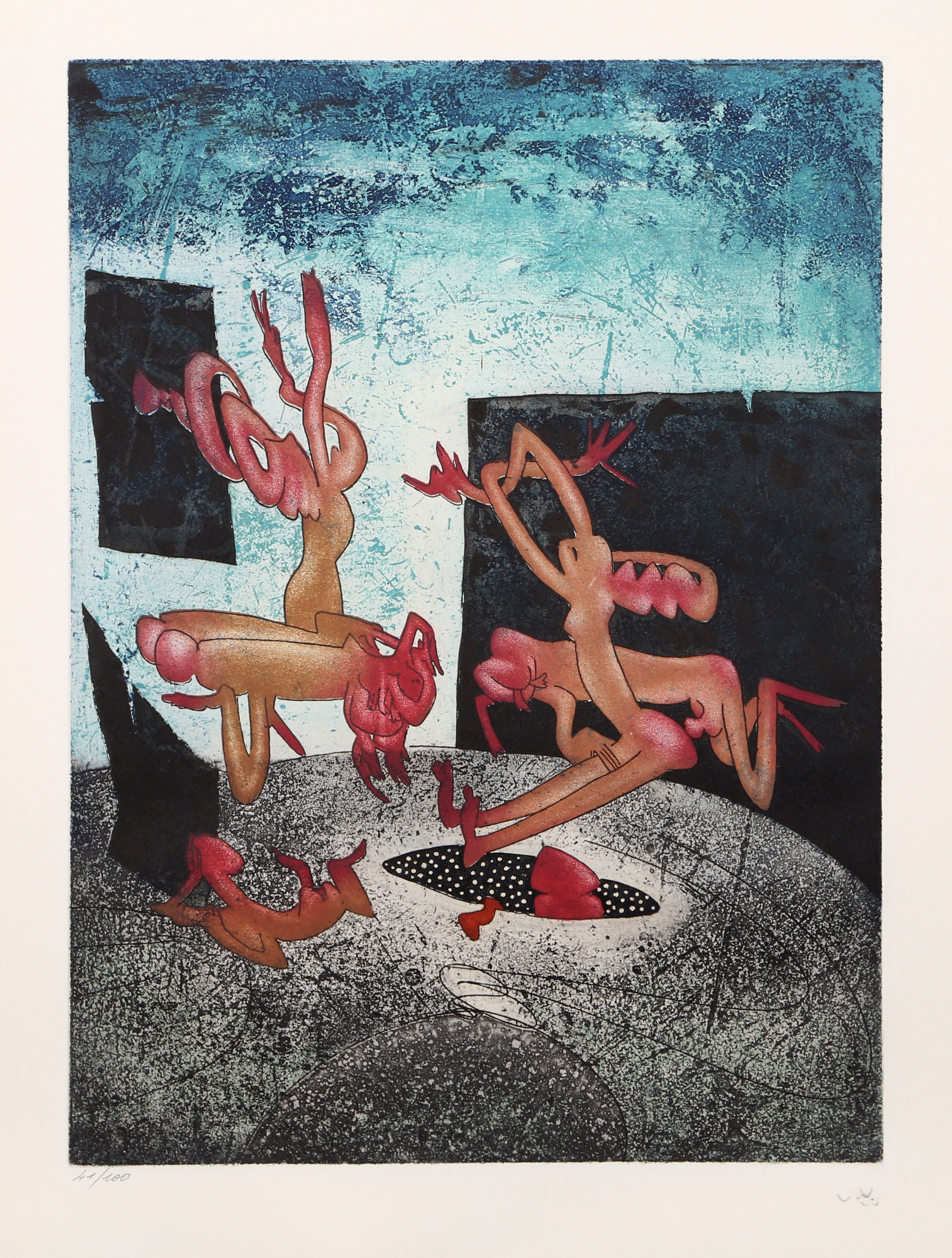 Roberto Matta, La Danse de la Mort - Planche 8 (300) Roberto Matta, La Danse de la Mort - Planche 8 (300)