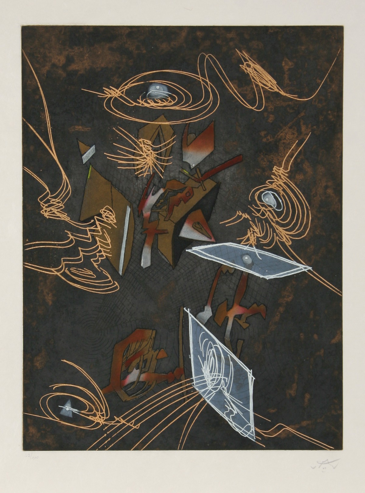 Roberto Matta, Untitled 9 from Hom’mere V - N’ous Portfolio Roberto Matta, Untitled 9 from Hom’mere V - N’ous Portfolio