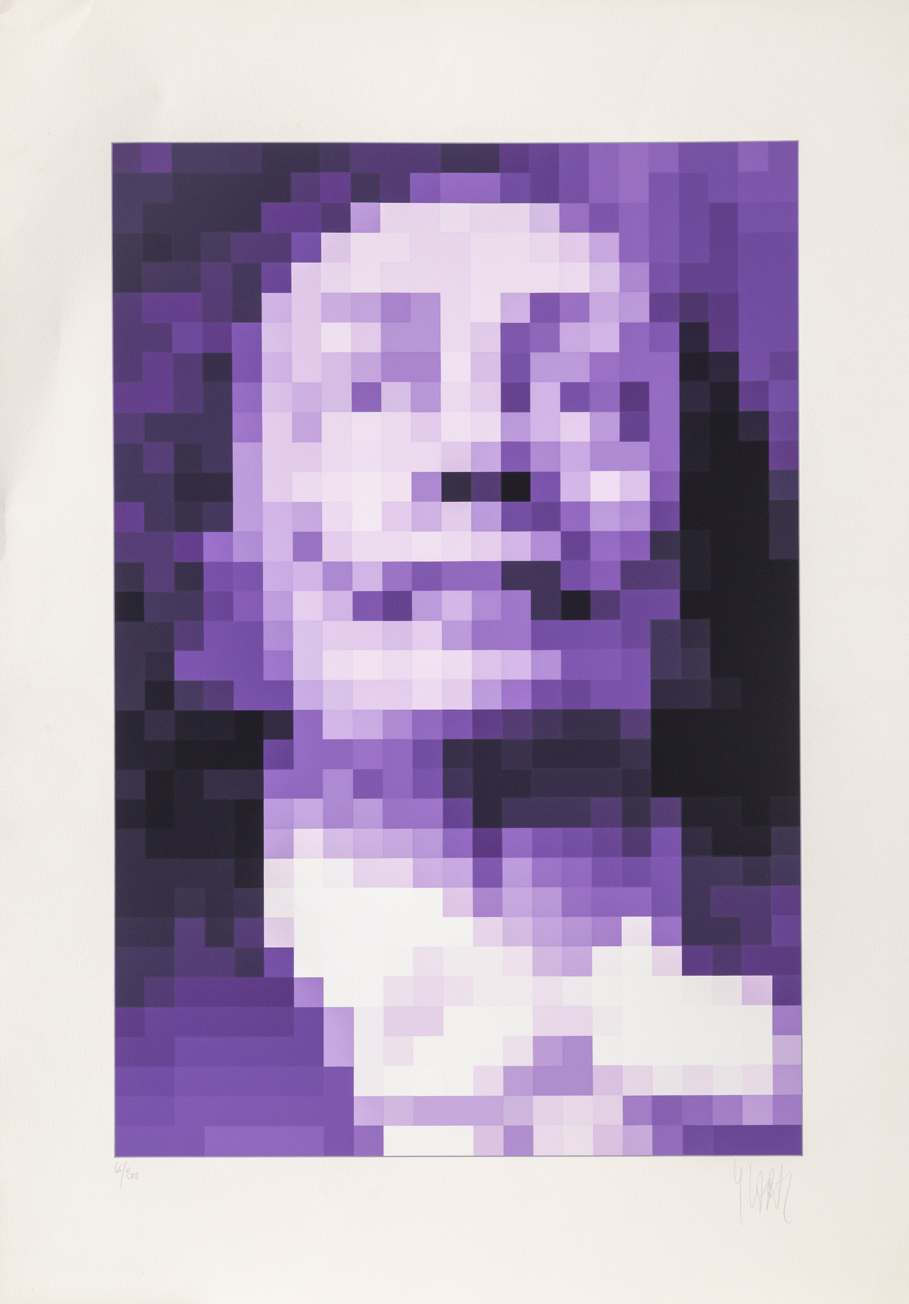 Jean-Pierre Yvaral, Face of Dali - Purple Jean-Pierre Yvaral, Face of Dali - Purple