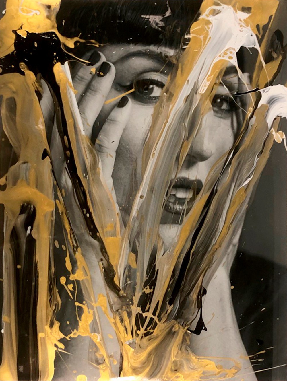 Hunter & Gatti, Untitled IV (Intervened by the artist) Hunter & Gatti, Untitled IV (Intervened by the artist)