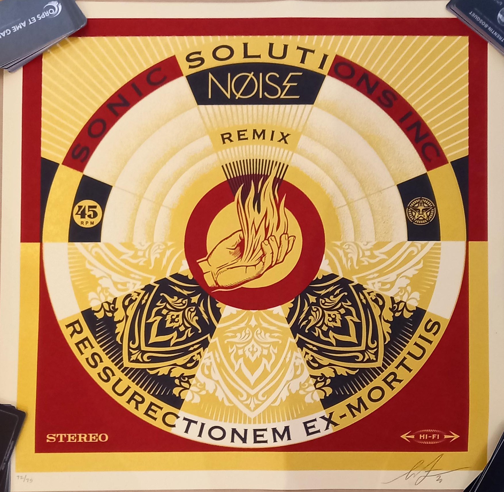 Shepard Fairey (Obey), Resurrectionem ex-mortuis Noise remix Shepard Fairey (Obey), Resurrectionem ex-mortuis Noise remix