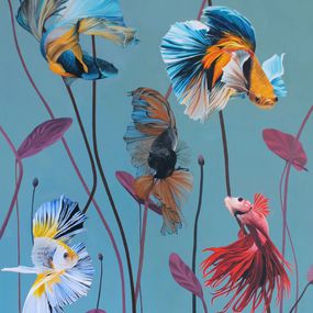 Painting, Aquarium, Charlène Chagnard