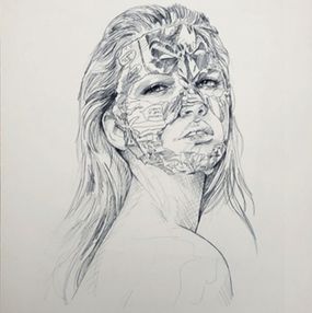 Drucke, La Cage Et La Trace Du Crayon (Large), Sandra Chevrier