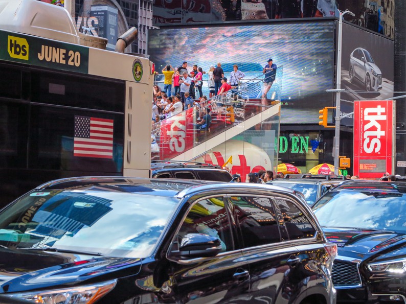 Dennis Church, Times Square, New York City Dennis Church, Times Square, New York City