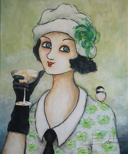 Painting, Miss Cosette, Véronique Clanet
