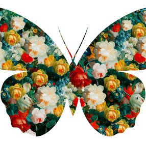 Print, Butterfly White, Agent X