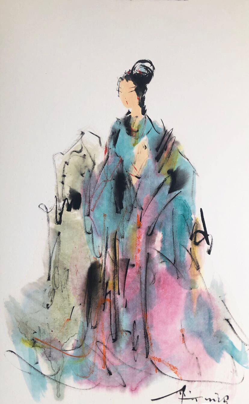 Kaige Yang, La demoiselle IV Kaige Yang, La demoiselle IV