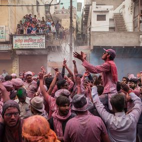 Photographie, Holi day, Mathura, India I, Hervé All