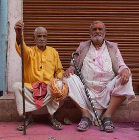 Photographie, Holi Day, Mathura, India-III 2018, Hervé All