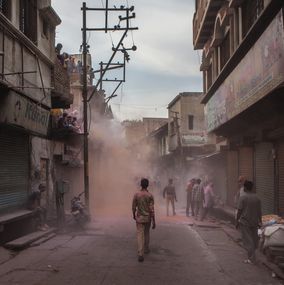 Photographie, Holi street, India 2018, Hervé All