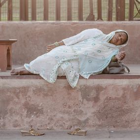 Photographie, La sieste, India, Hervé All