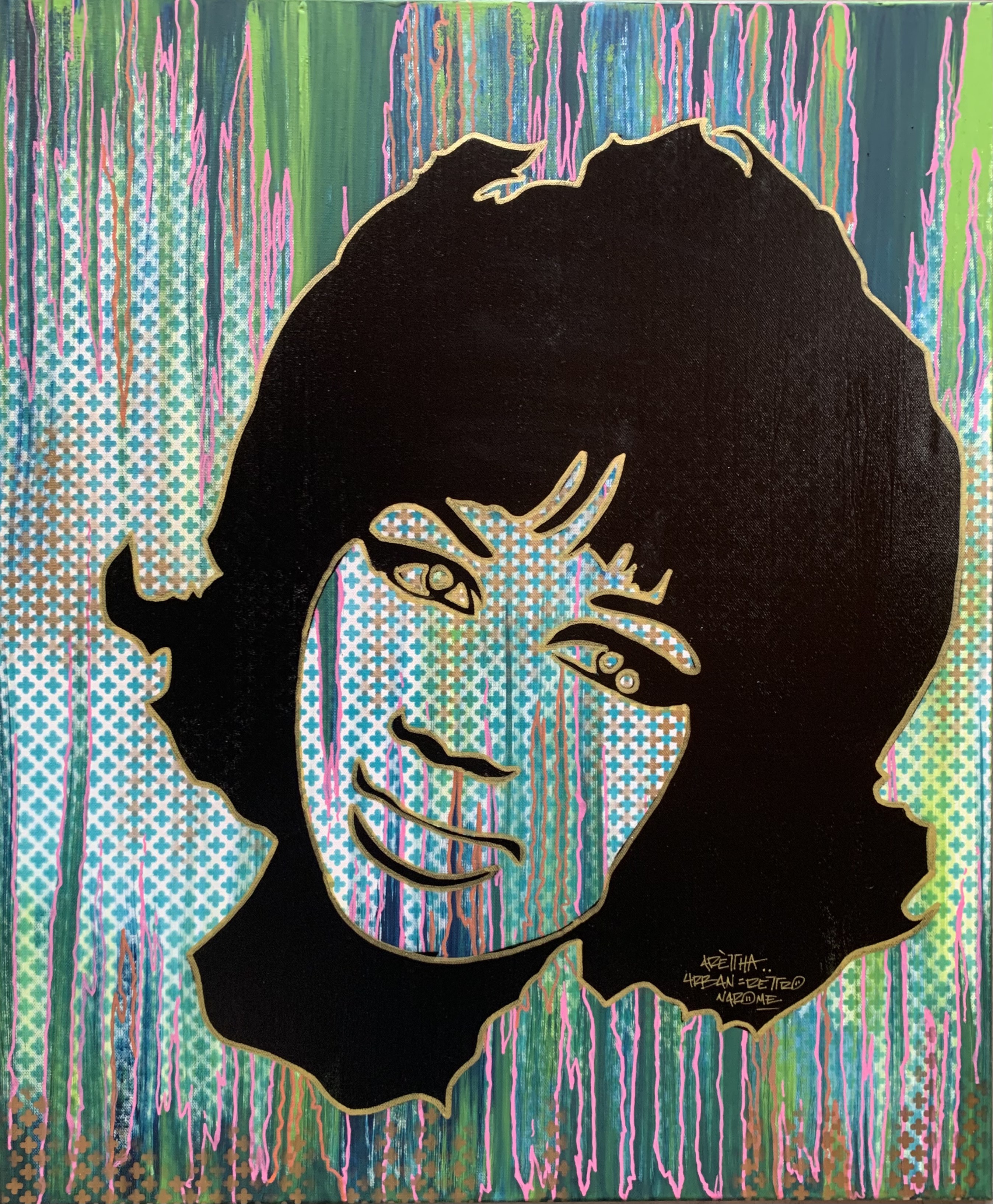 Narôme, Portrait de Aretha Franklin Narôme, Portrait de Aretha Franklin