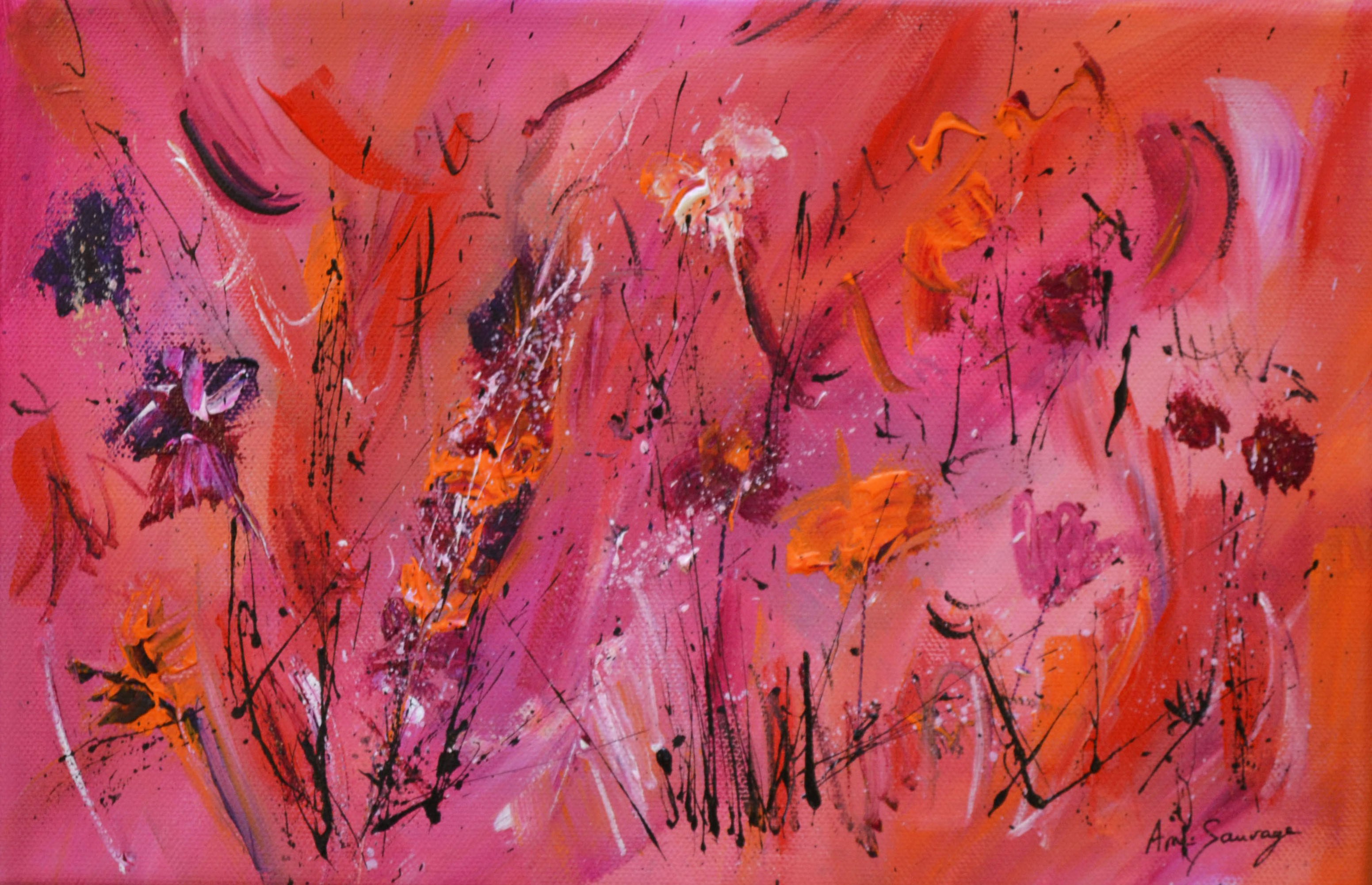 Âme Sauvage, Fleurs magenta Âme Sauvage, Fleurs magenta