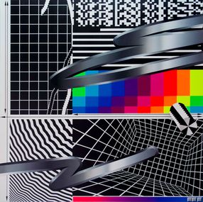 Felipe Pantone, Optichromie 80 by Felipe Pantone Felipe Pantone, Optichromie 80 by Felipe Pantone
