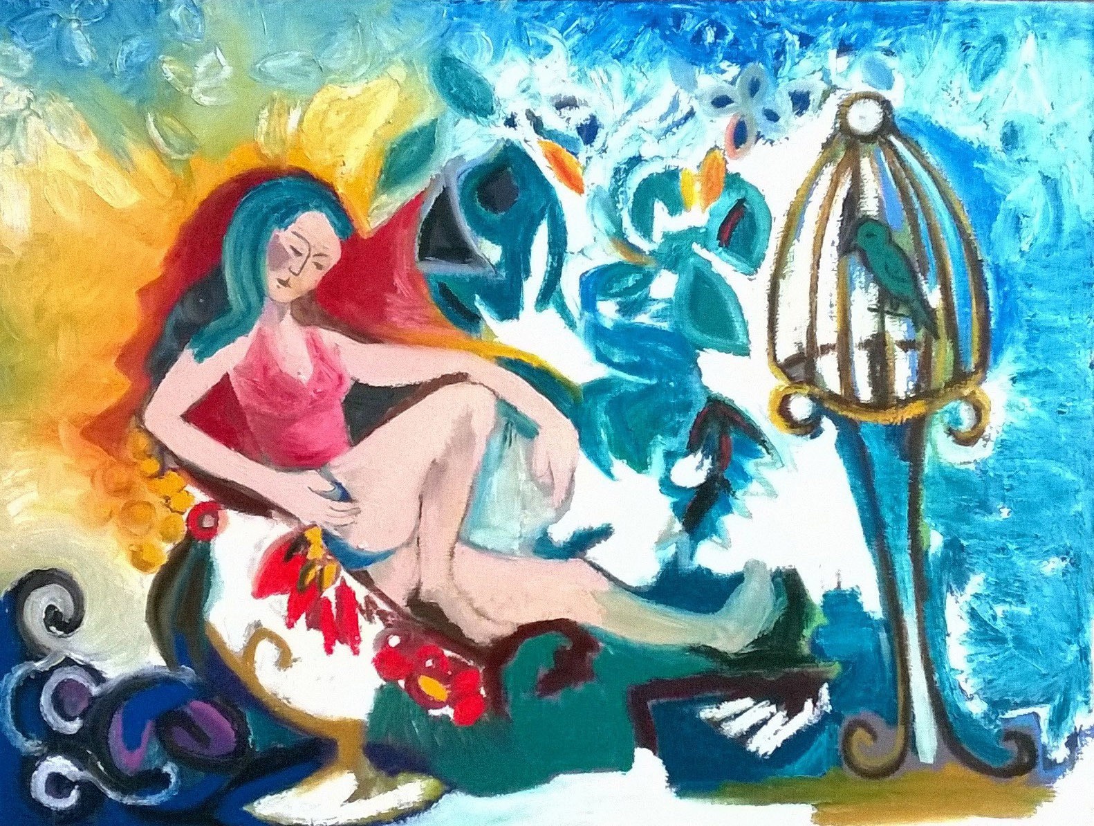 Cécile Coutant, Cage dorée Cécile Coutant, Cage dorée