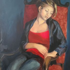 Painting, Waiting, Joyce Fournier