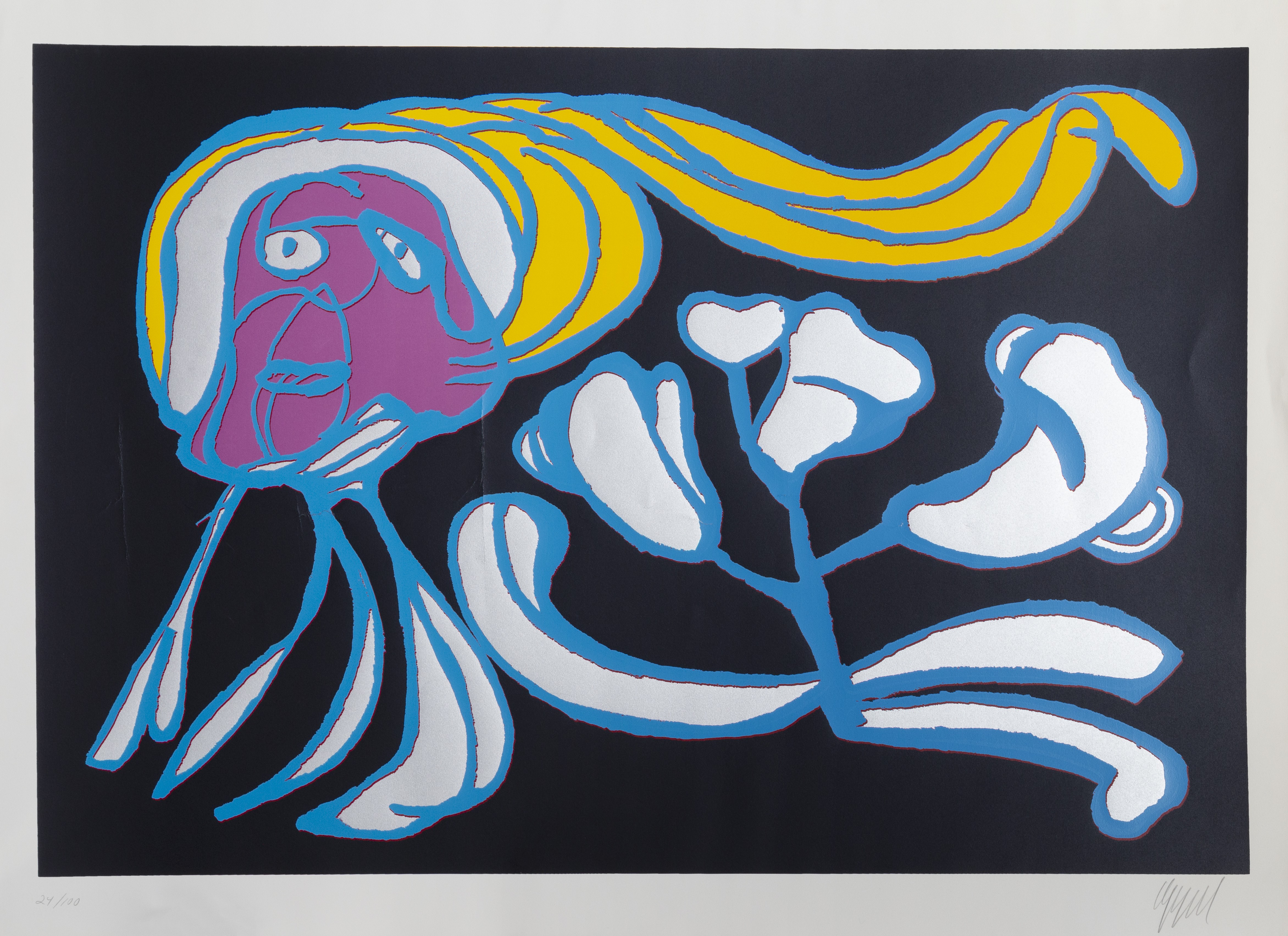 Karel Appel, Floating Black Passion Karel Appel, Floating Black Passion