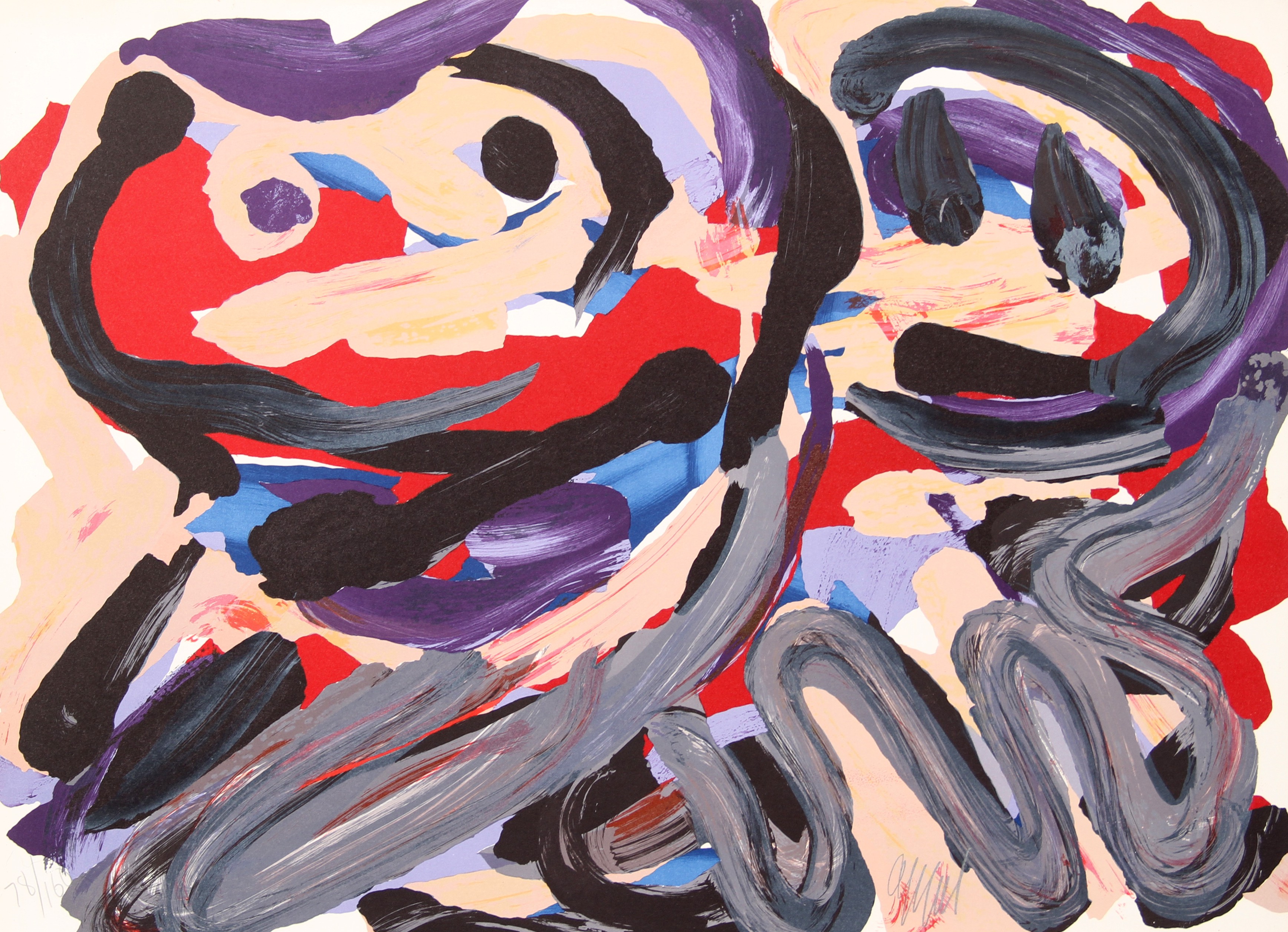 Karel Appel, Happy Battle Karel Appel, Happy Battle