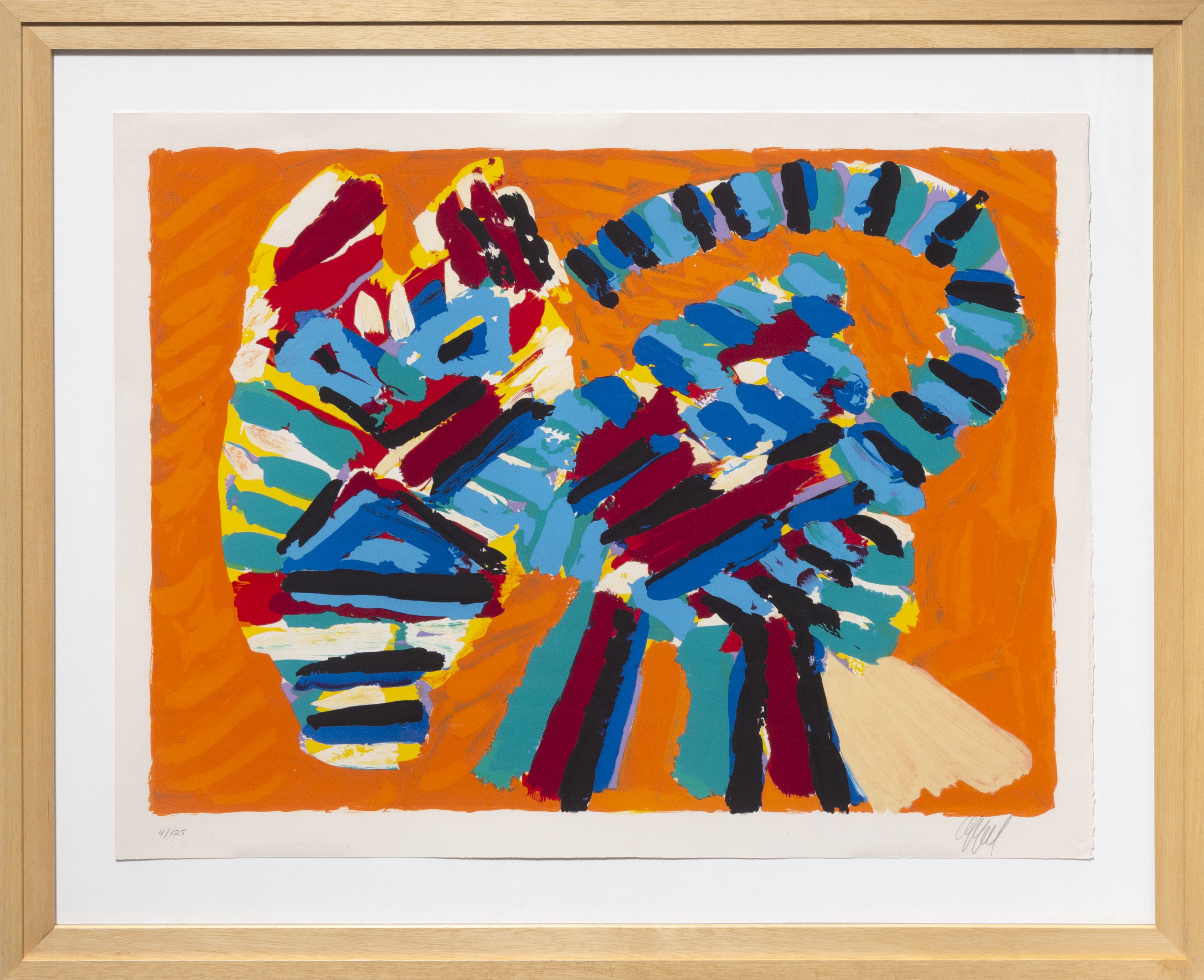 Karel Appel, Sunshine Cat from the Cats Portfolio Karel Appel, Sunshine Cat from the Cats Portfolio