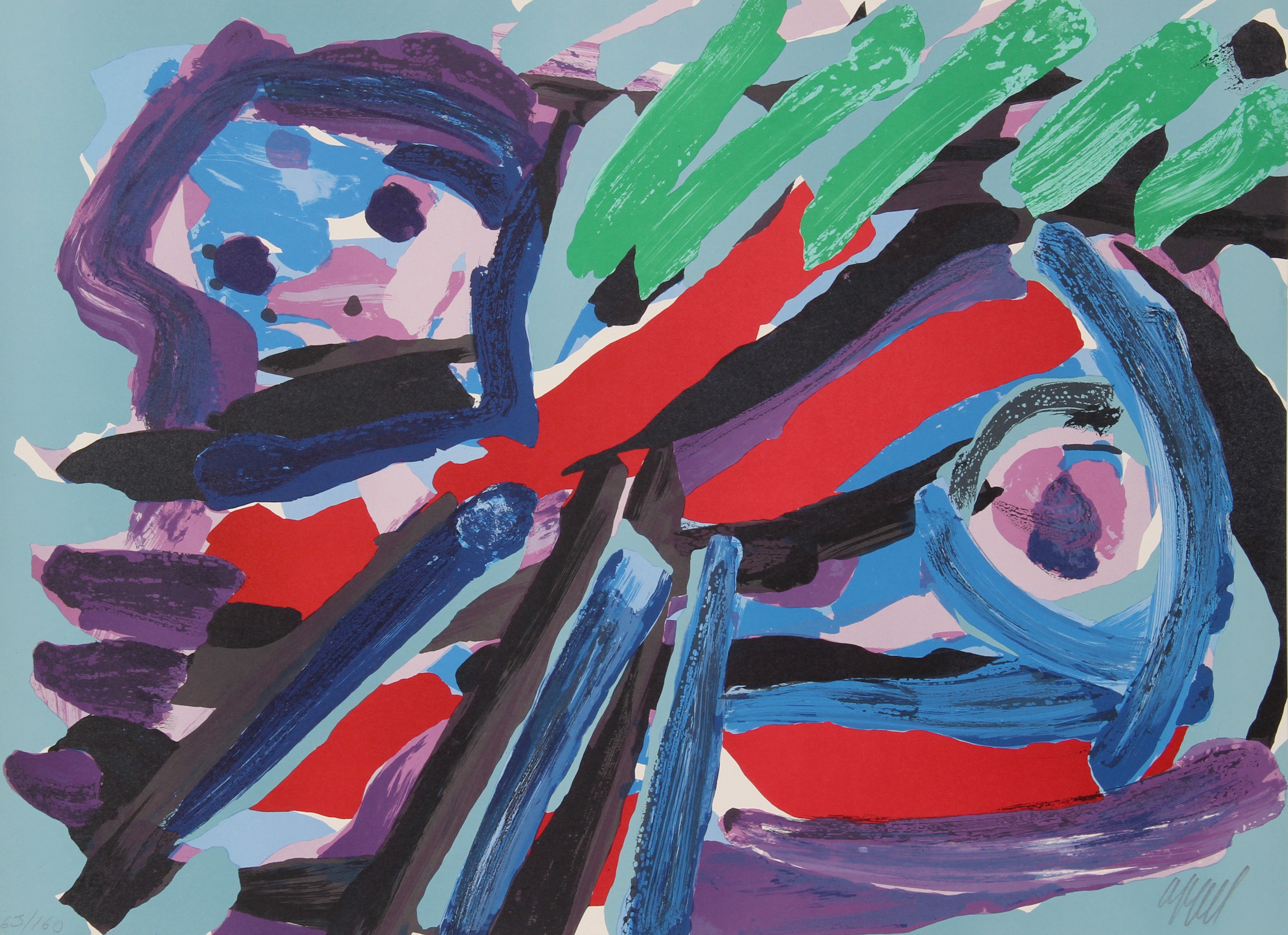 Karel Appel, Walking with my Bird Karel Appel, Walking with my Bird