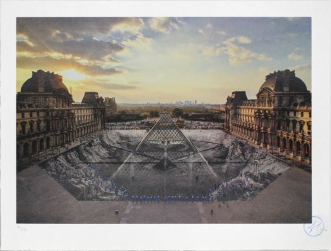 JR, JR au Louvre, 29 Mars 2019, 18H08 JR, JR au Louvre, 29 Mars 2019, 18H08