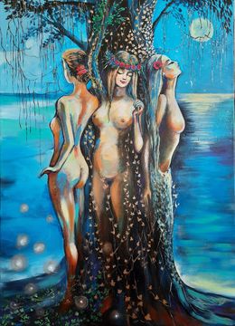 Peinture, At Lukomorye or Scum., Svitlana Loguinoff Gryshko