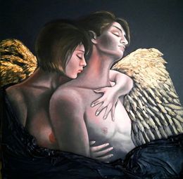 Peinture, Amour fait pousser les ailes., Svitlana Loguinoff Gryshko