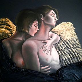 Gemälde, Amour fait pousser les ailes., Svitlana Loguinoff Gryshko