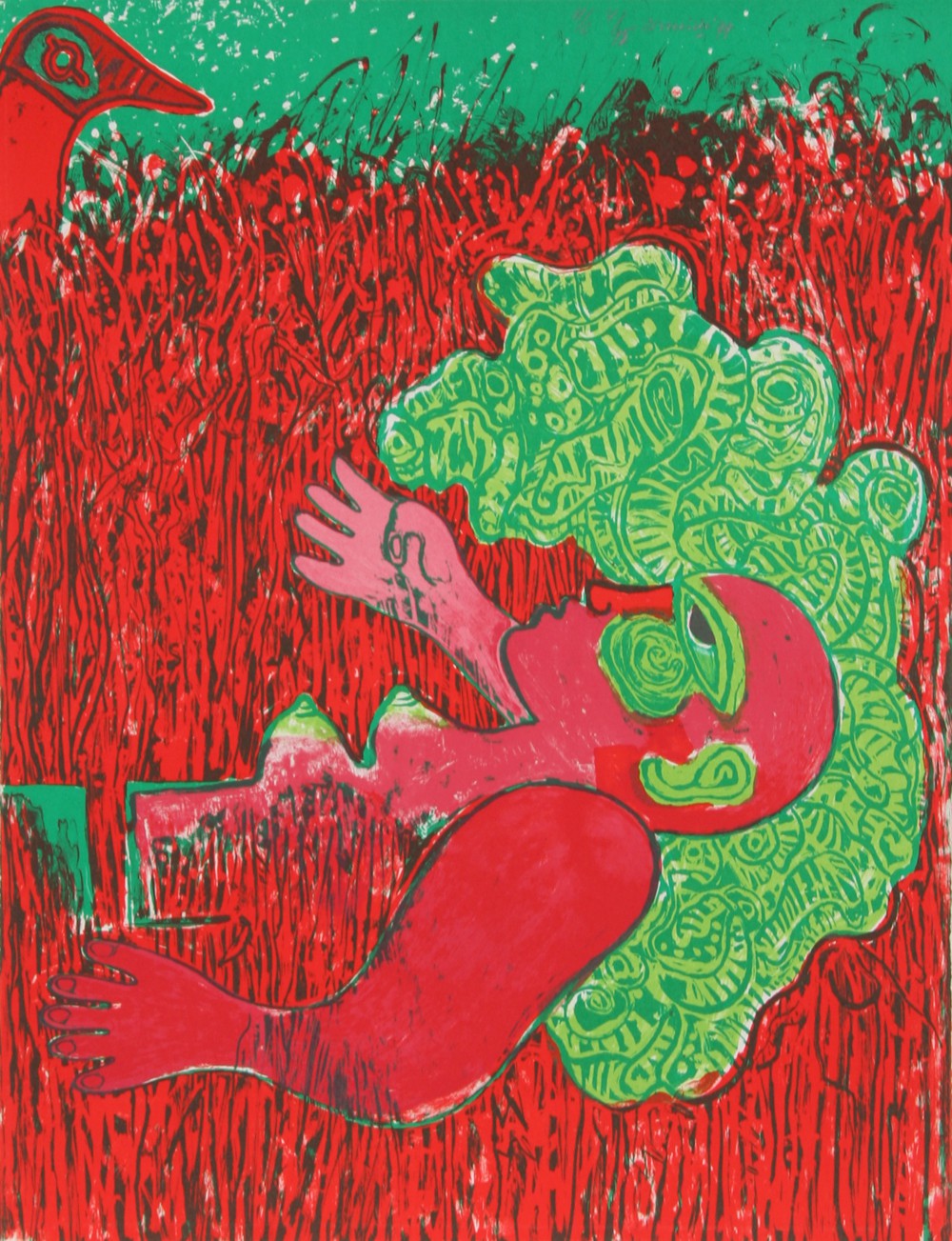 Corneille, Dans l’infinie verticalite de l’herbe la femme Corneille, Dans l’infinie verticalite de l’herbe la femme