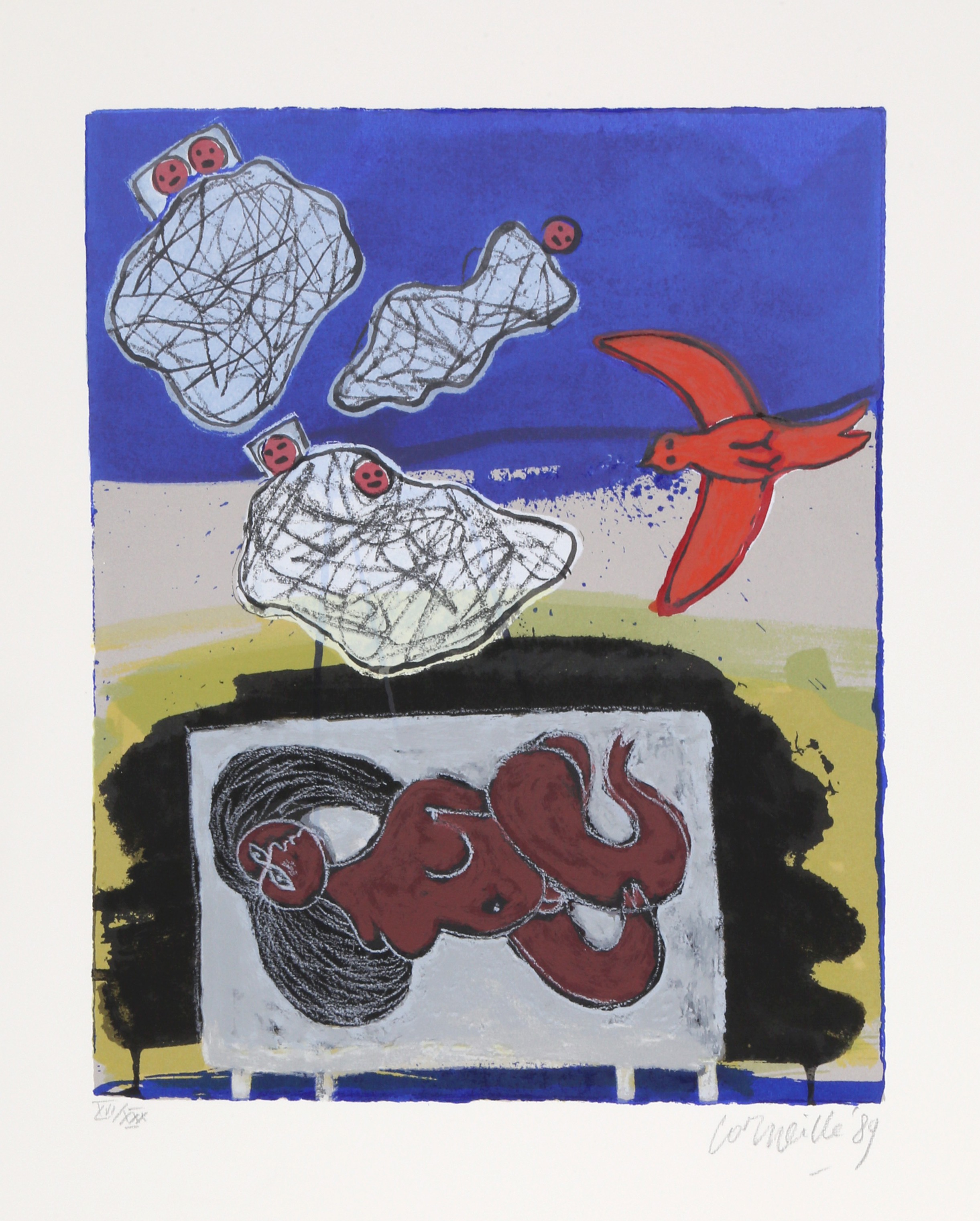 Corneille, From the Portfolio of Six Rêves Peints 2 Corneille, From the Portfolio of Six Rêves Peints 2